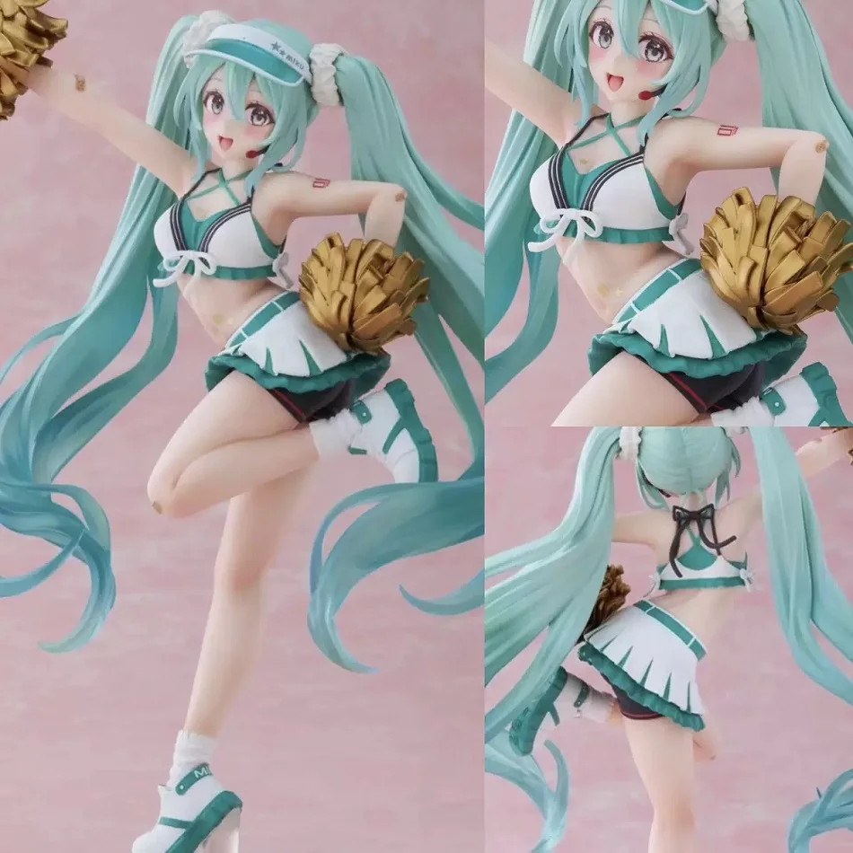 18cm Fashion Hatsune Miku Anime Figure Cheerleader Hatsune Miku Action Figures