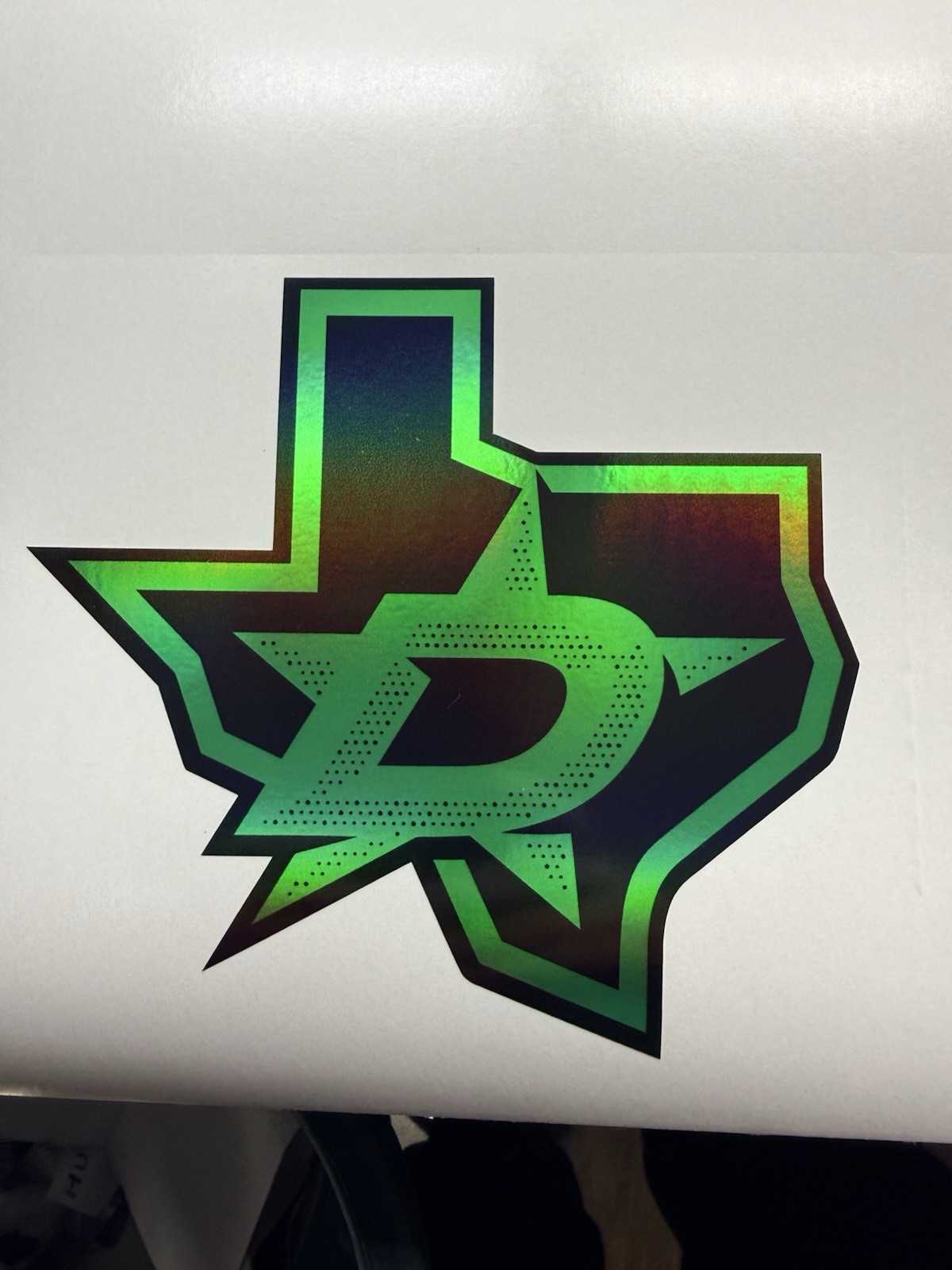 Dallas Stars Holographic Vinyl Decal