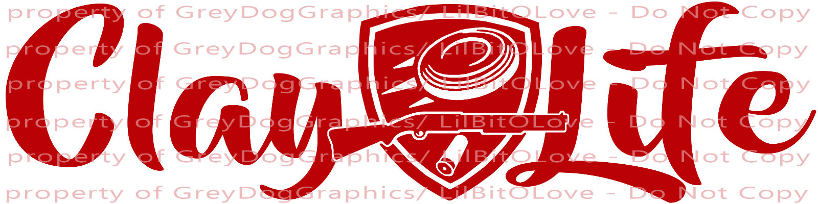 Clay Life Vinyl Decal Skeet Shooting Clay Pigeon Sticker Targets