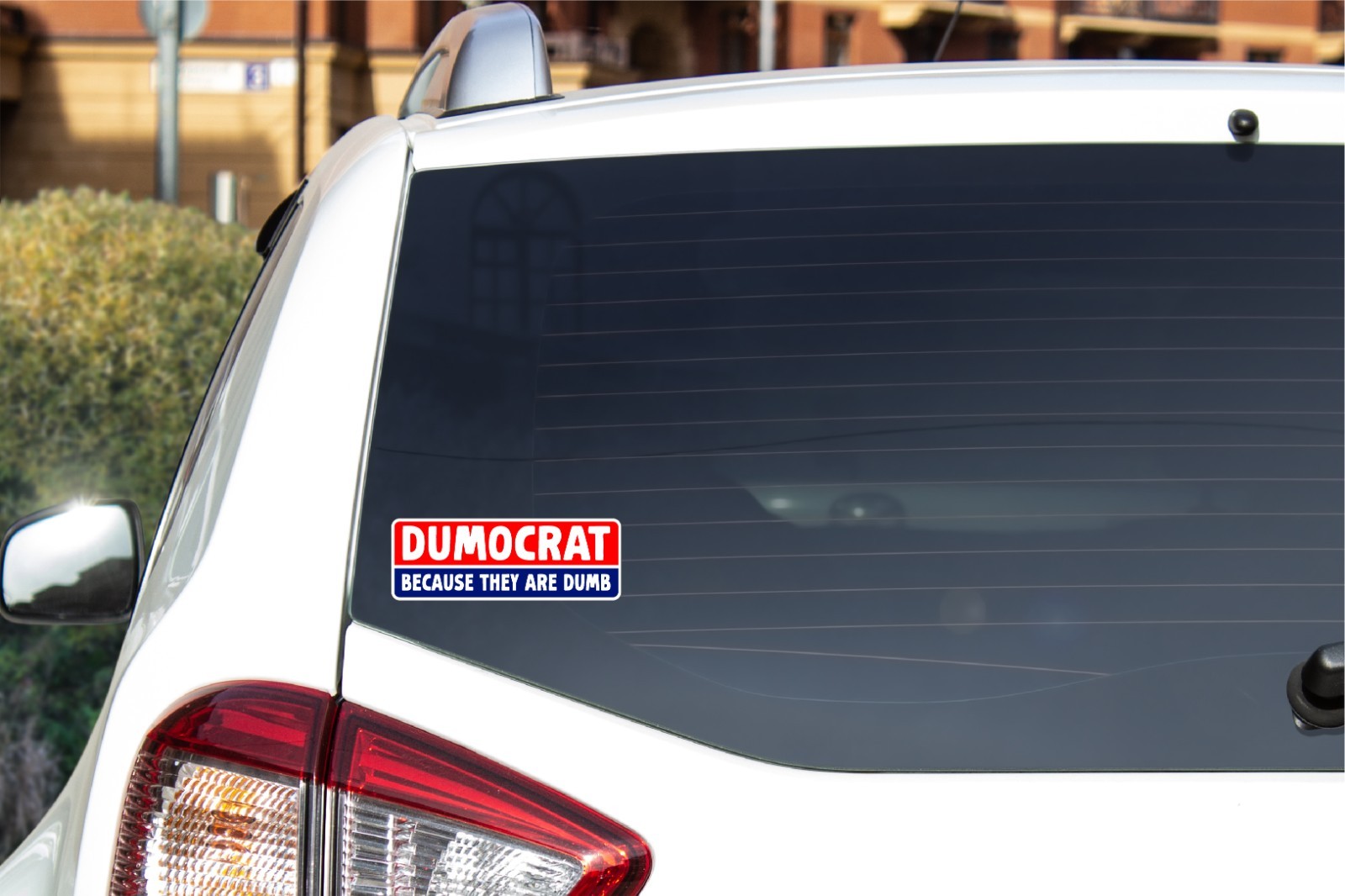 Dumocrats Decal Sticker President Trump Nickname Liberals MAGA Funny Political