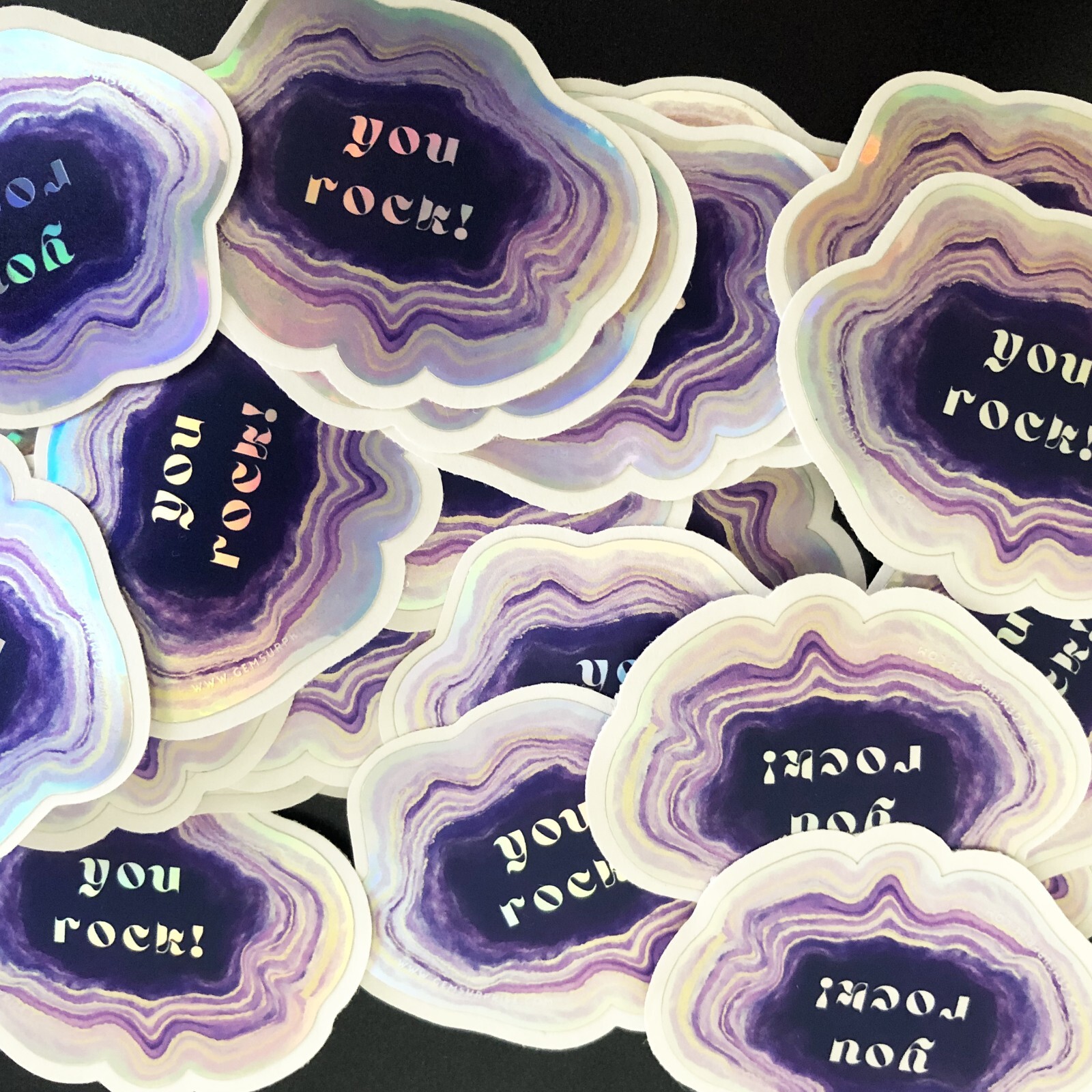 Custom Holographic stickers labels, Holographic vinyl sticker labels Waterproof