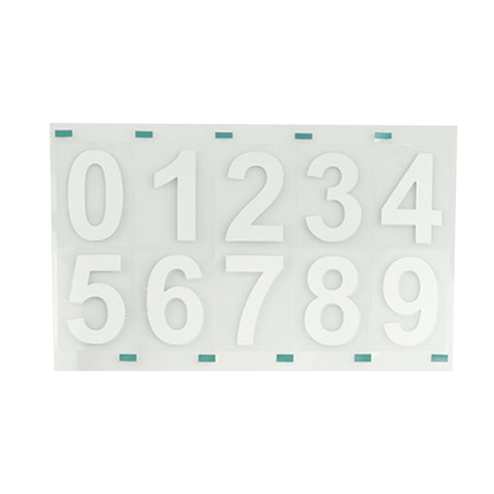 NEW License Plate Number Reflective Invisible Digital Sticker for Home Vehicle