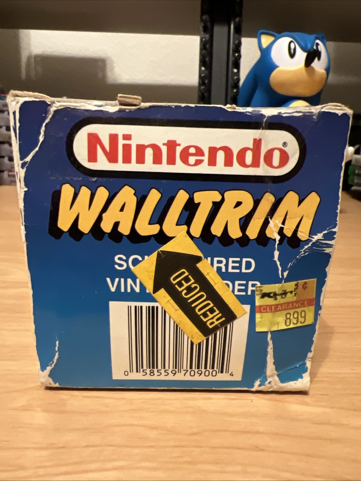 Nintendo Super Mario Vinyl Walltrim (1989) *Peach* New In Original Box 5 Yards