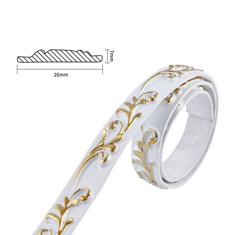 3D Self-Adhesive Decorative Baseboard Ceiling Trim Line Wall Sticker Home Decor