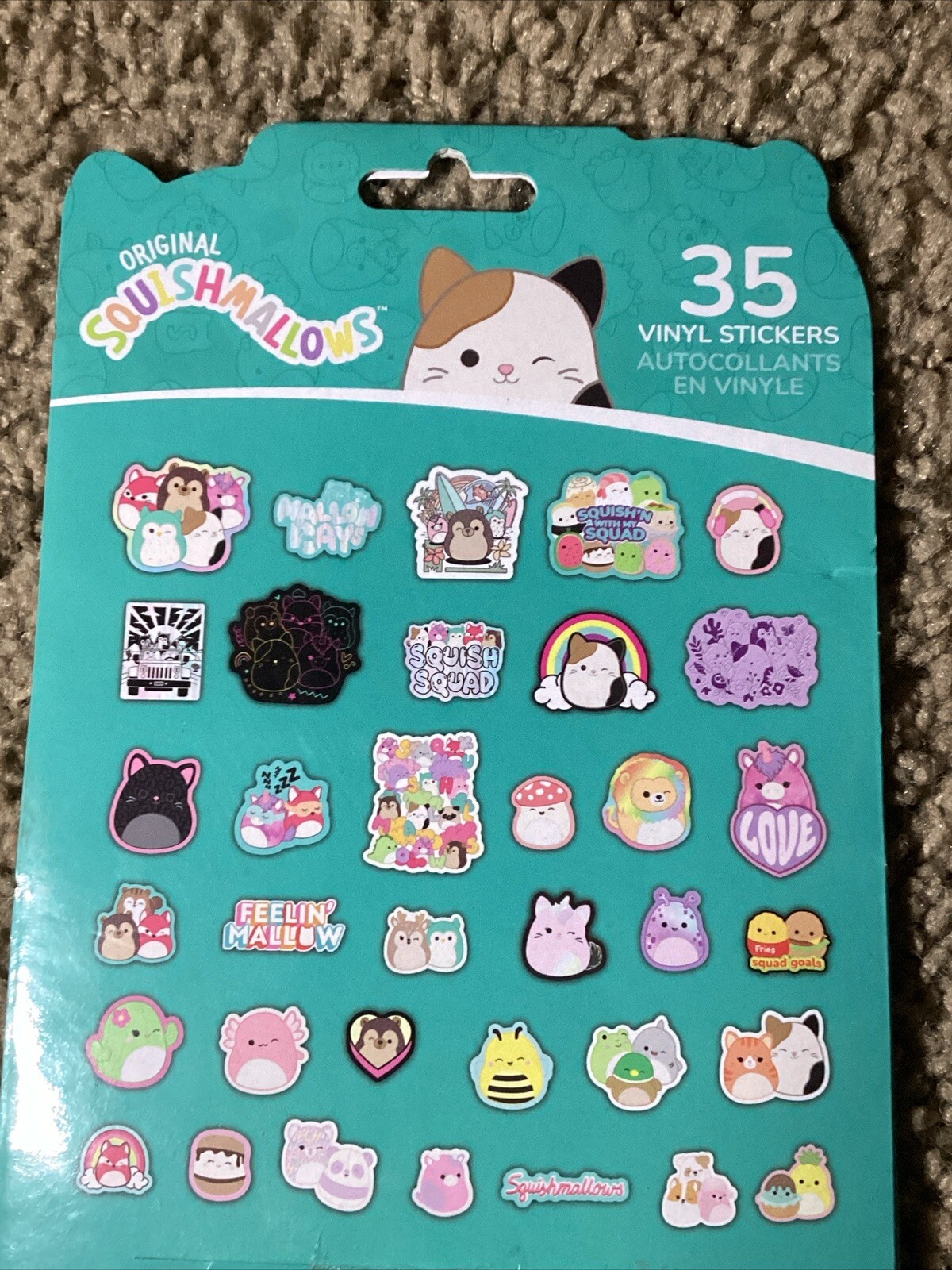 Squishmallows 35 vinyl stickers