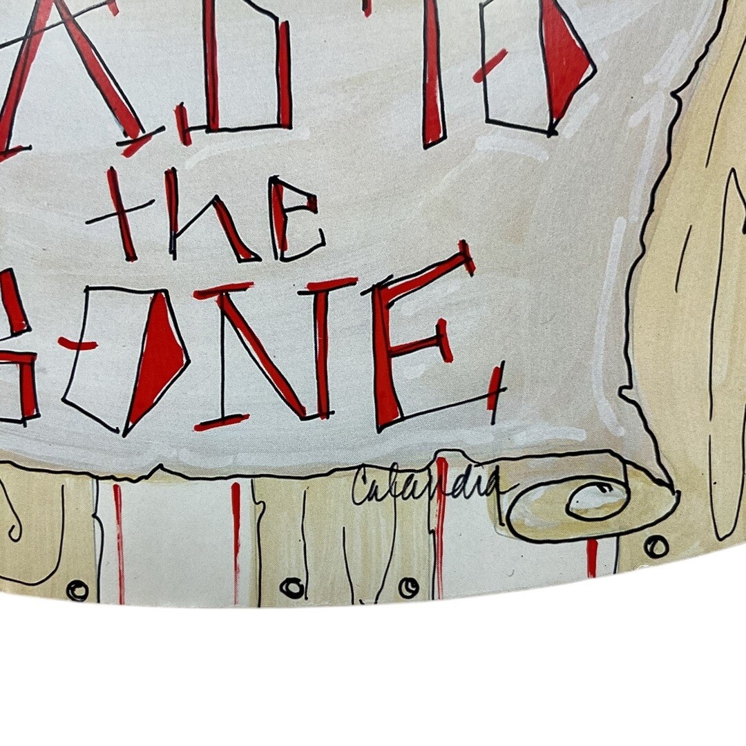 Lane Dee Signs Hand Painted Pirate Skull Bad To The Bone Calandia Wall Decor