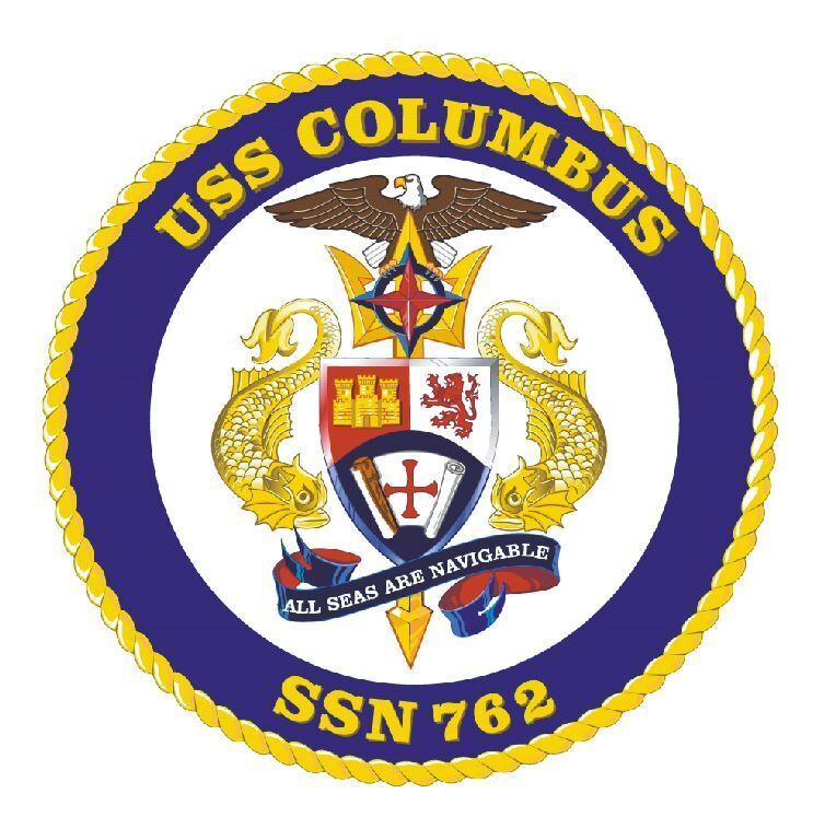 USS Columbus Sticker Decal M214