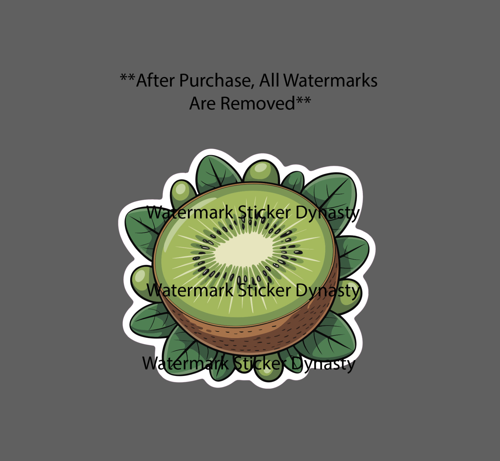 Kiwi Sticker Waterproof Decal Fruit Tree Food Gift NEW