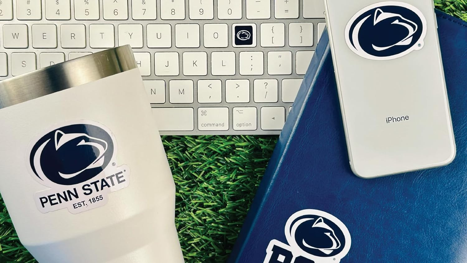 PSU Stickers for Gift, Car, Water Bottle, Laptop, and Phone for Football Fans an