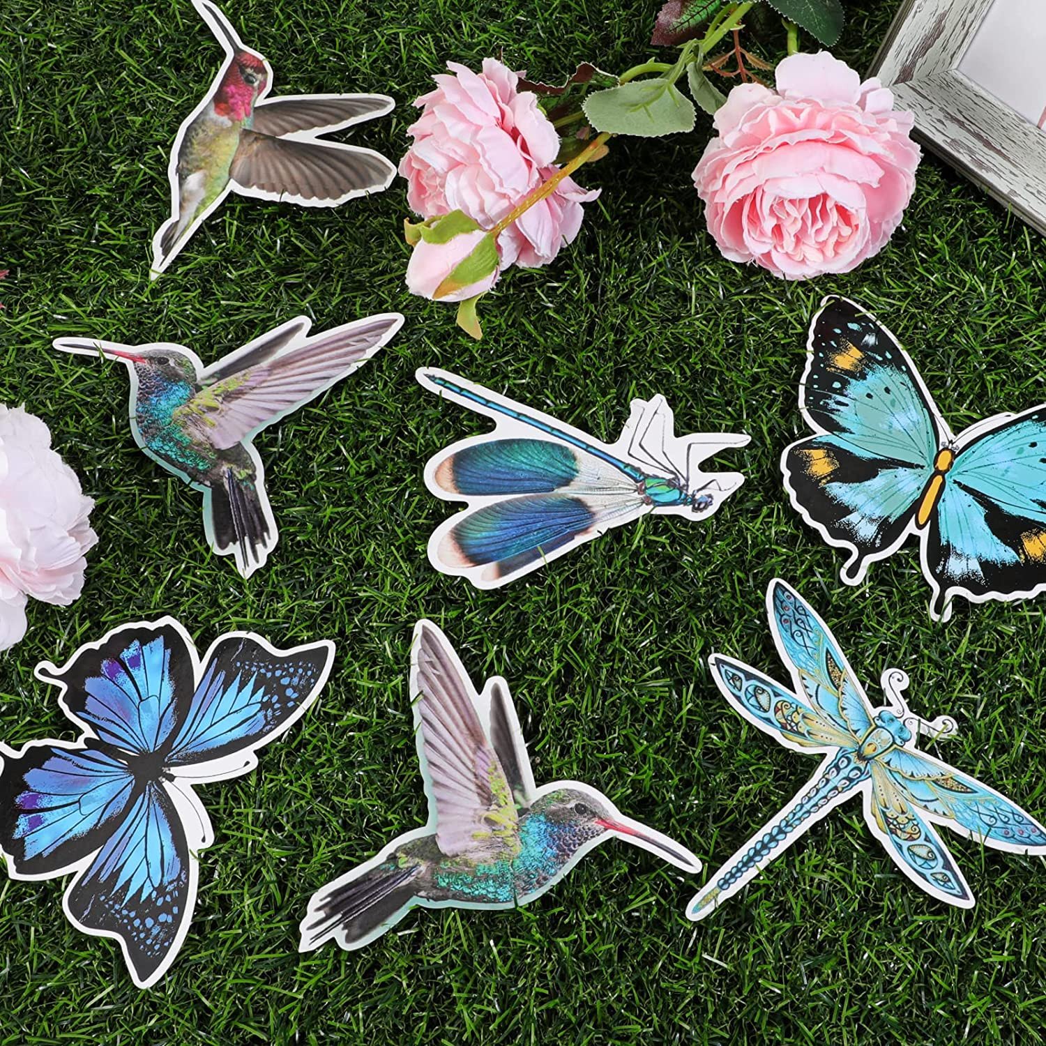 12 Pieces Magnets Screen Door Decals Double Sided Protector Magnetic Screen