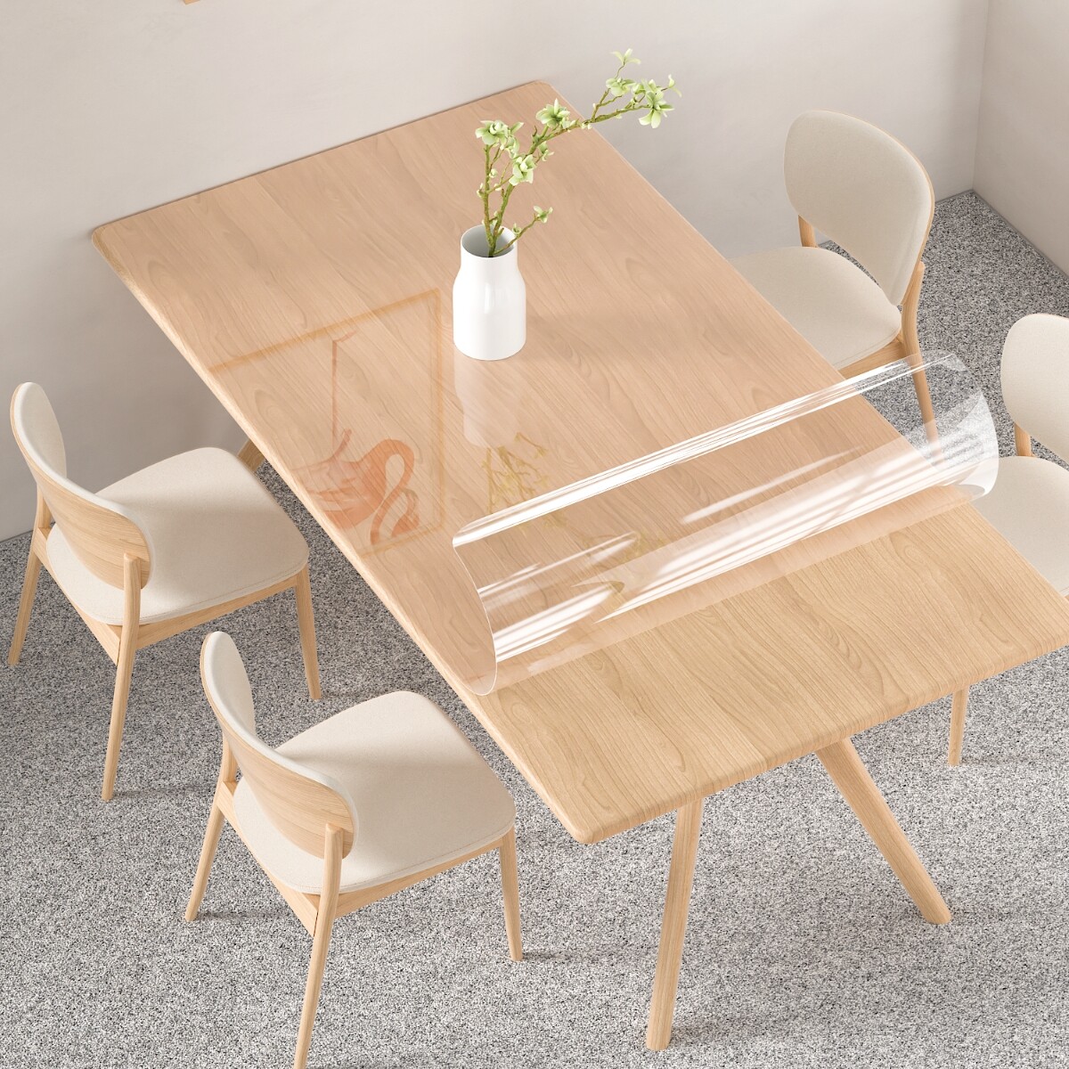 Anti-scratch Heat Resistant Furniture Stickers Desktop Oil-proof Protective Film
