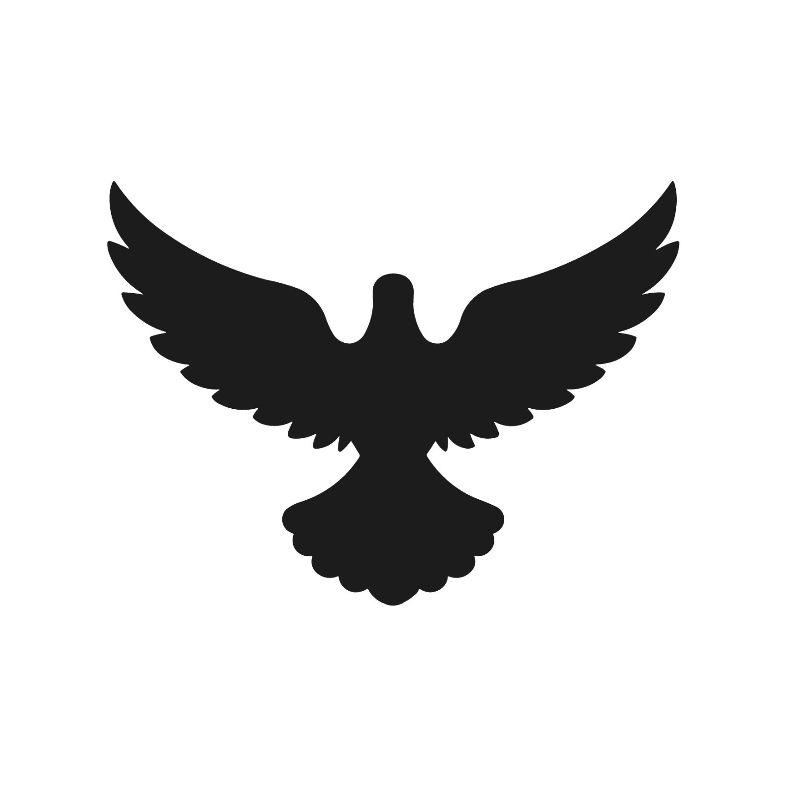 Dove Holy Spirit Angel Vinyl Decal Christian faith spiritual Sticker