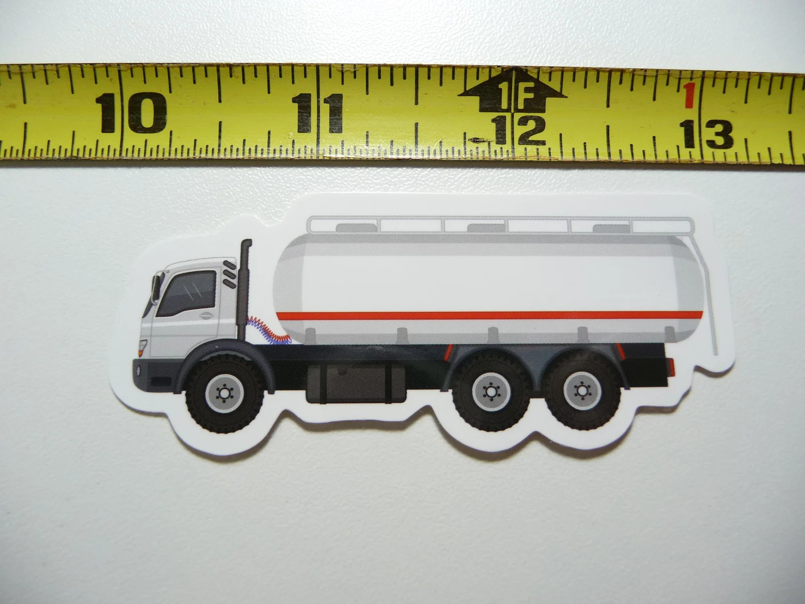 WATER TANK LIQUID TRUCK TRANSPORT SMALL STICKER DECAL LAPTOP FUN FUNNY