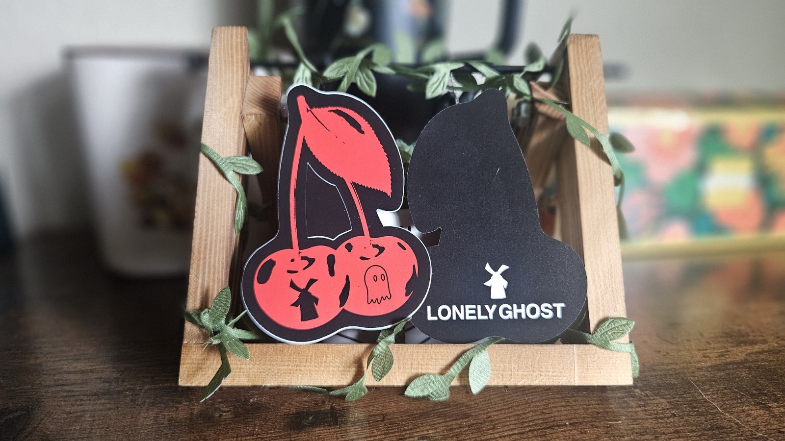 Lonely Ghost x Dutch Bros Sticker – October 2025 Cherry Design – Authentic NEW