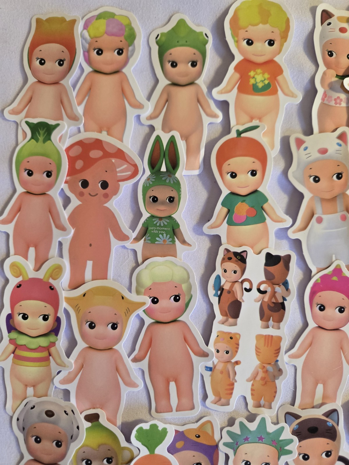 62 Pc Sonny Angel Stickers Cute Kawaii Decoration Waterproof Decals
