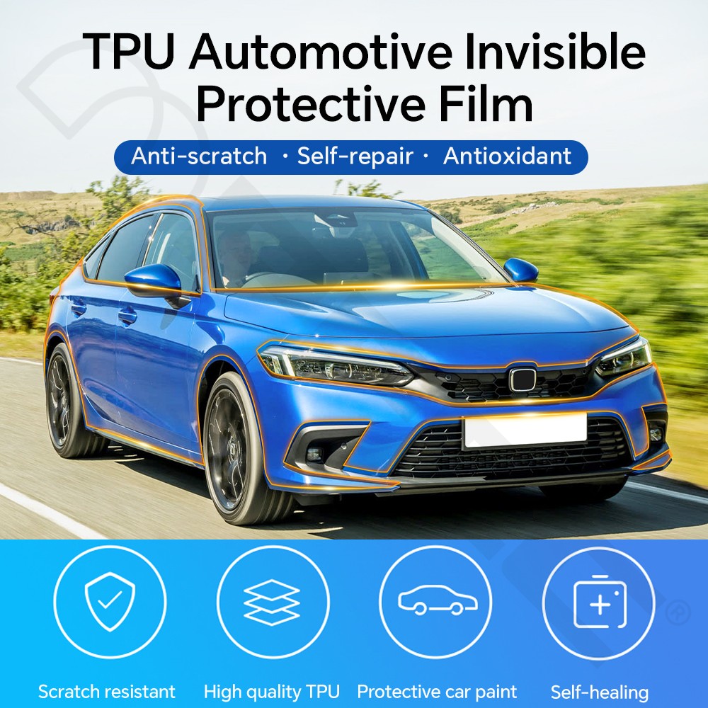 PreCut Paint Protection Film Clear Bra PPF for Honda Civic 2022-2024