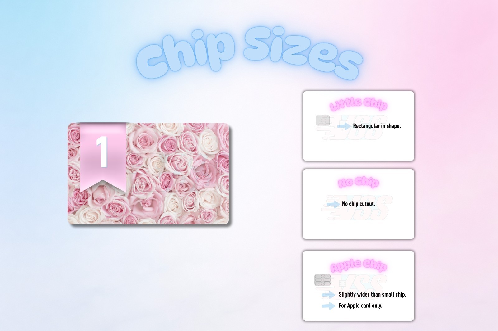 3‑Pack Floral Inspired Card Skins –Vinyl Credit & Debit Card Covers | Durable