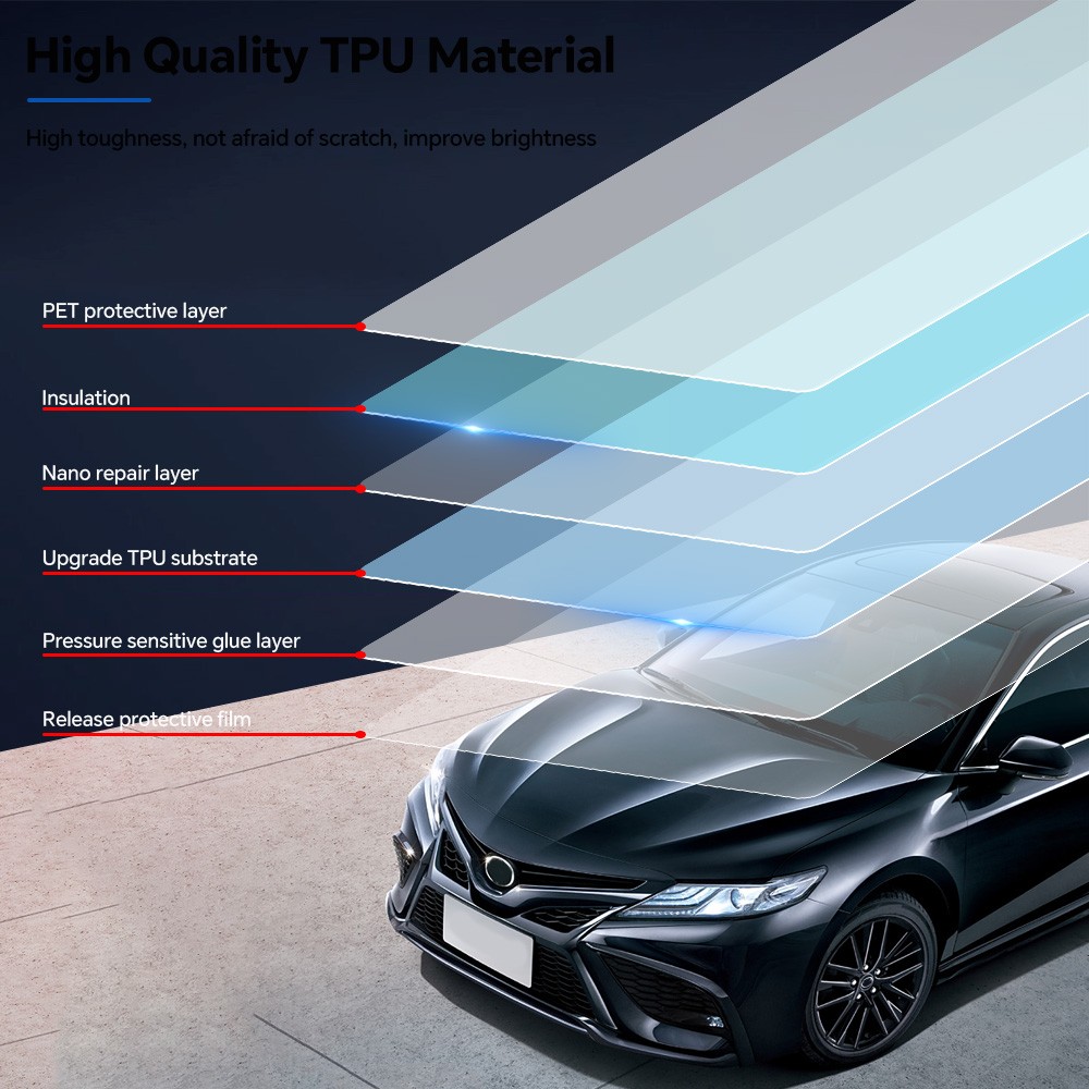 Full Vehicle PreCut PPF Paint Protection Film For Toyota Camry SE XSE 2021-2024