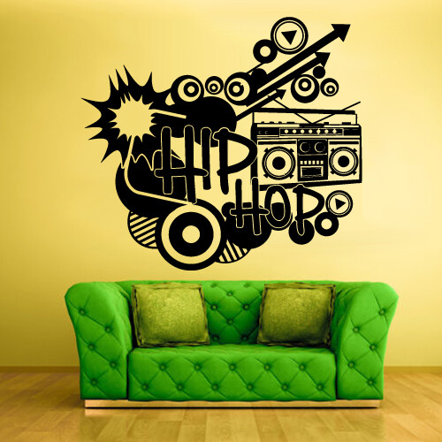 Wall Decal Vinyl Sticker Decor Art Bedroom Design Hip Hop Picture Music (Z532)