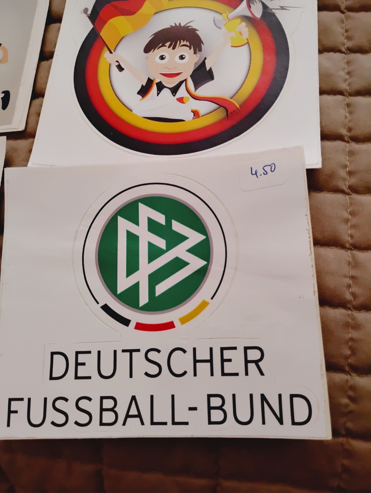 World Cup,Germany Flag Soccer Club Fan FUN 6.kind Car Bumper Sticker Decal B2