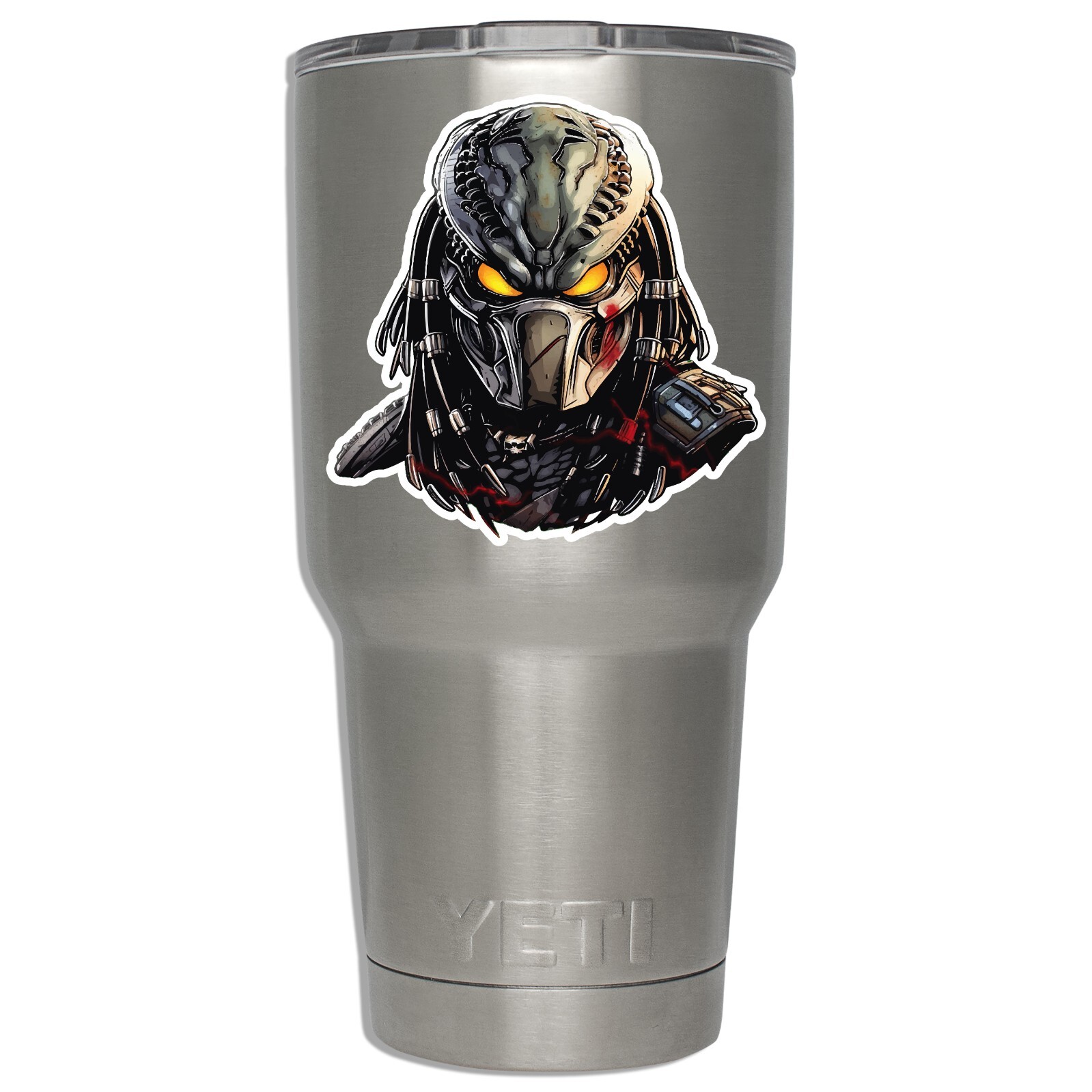 Collectible Decals Galactic Predator Hunter Vinyl Sticker for Water bottle