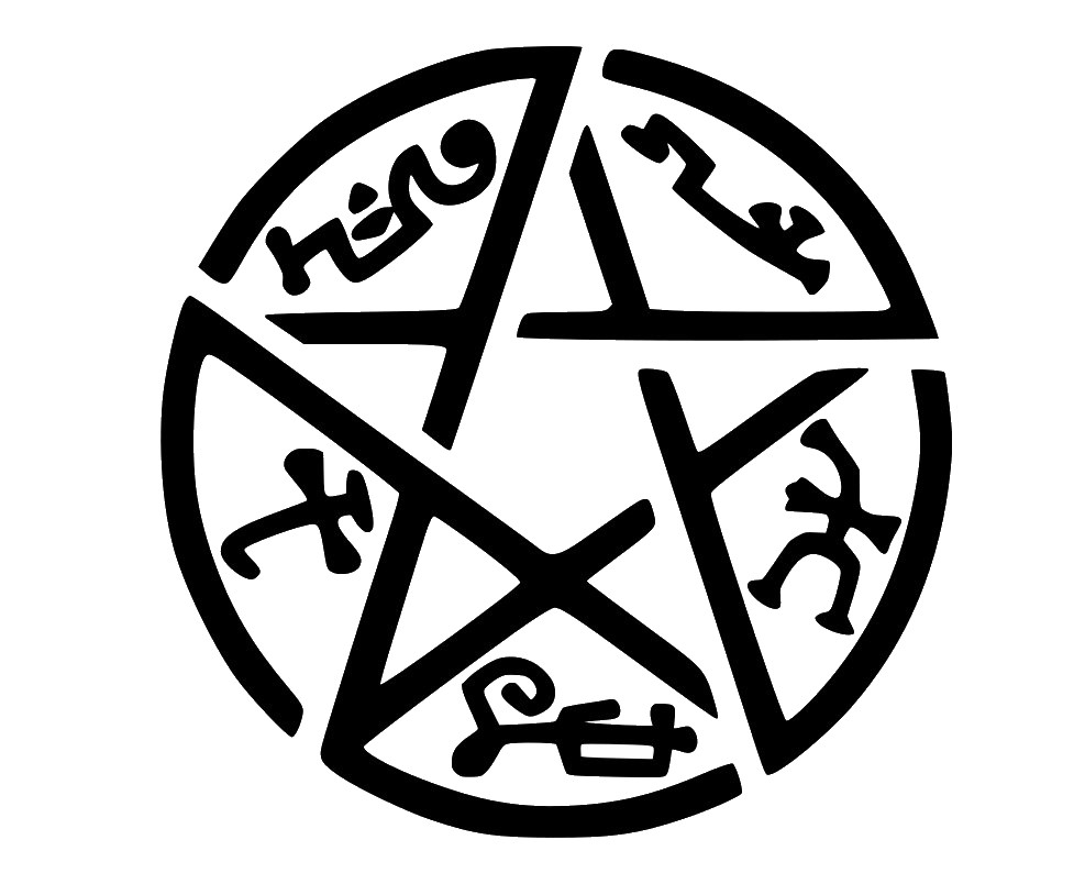 Vinyl Decal Truck Car Sticker Laptop – Supernatural Demon Trap
