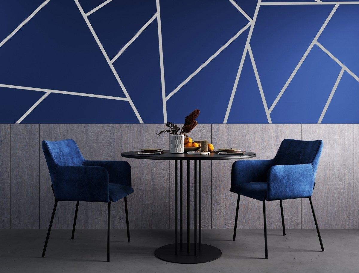 Geometric Wall Stickers, Elegant Gold Decal Design, Modern Wall Art