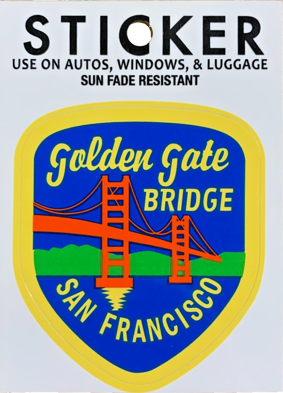 San Francisco Sticker – California Vinyl Deca UV Protection for Boat Car RV