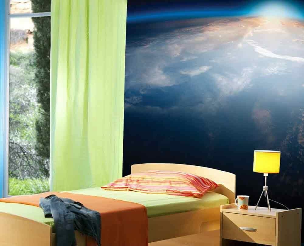 JP London 10.5-FT W X 8.5-FT H Space Odyssey Breaking Dawn Removable Wall Mural