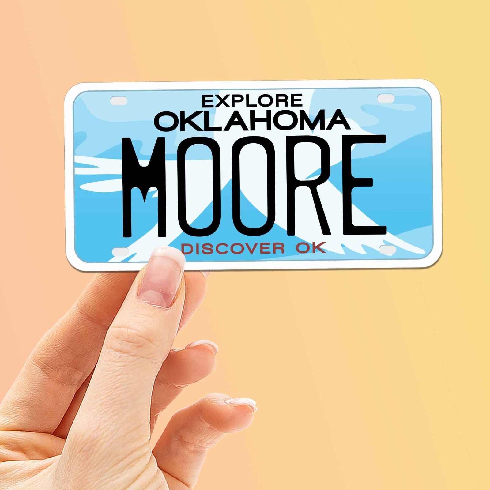 Oklahoma License Plate Stickers – Choose Your OK City