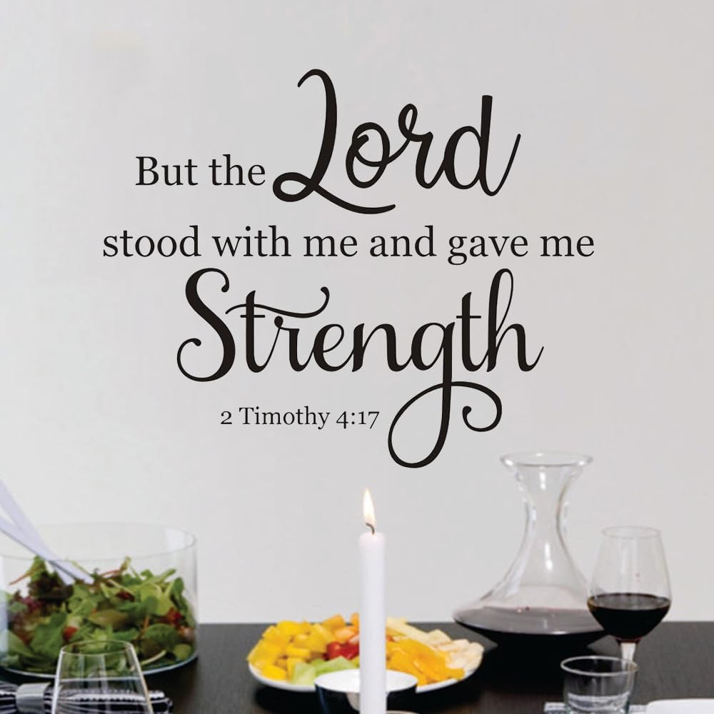 Bible Verse Wall Decal Motivational Wall Stickers for Bedroom Living Room Office