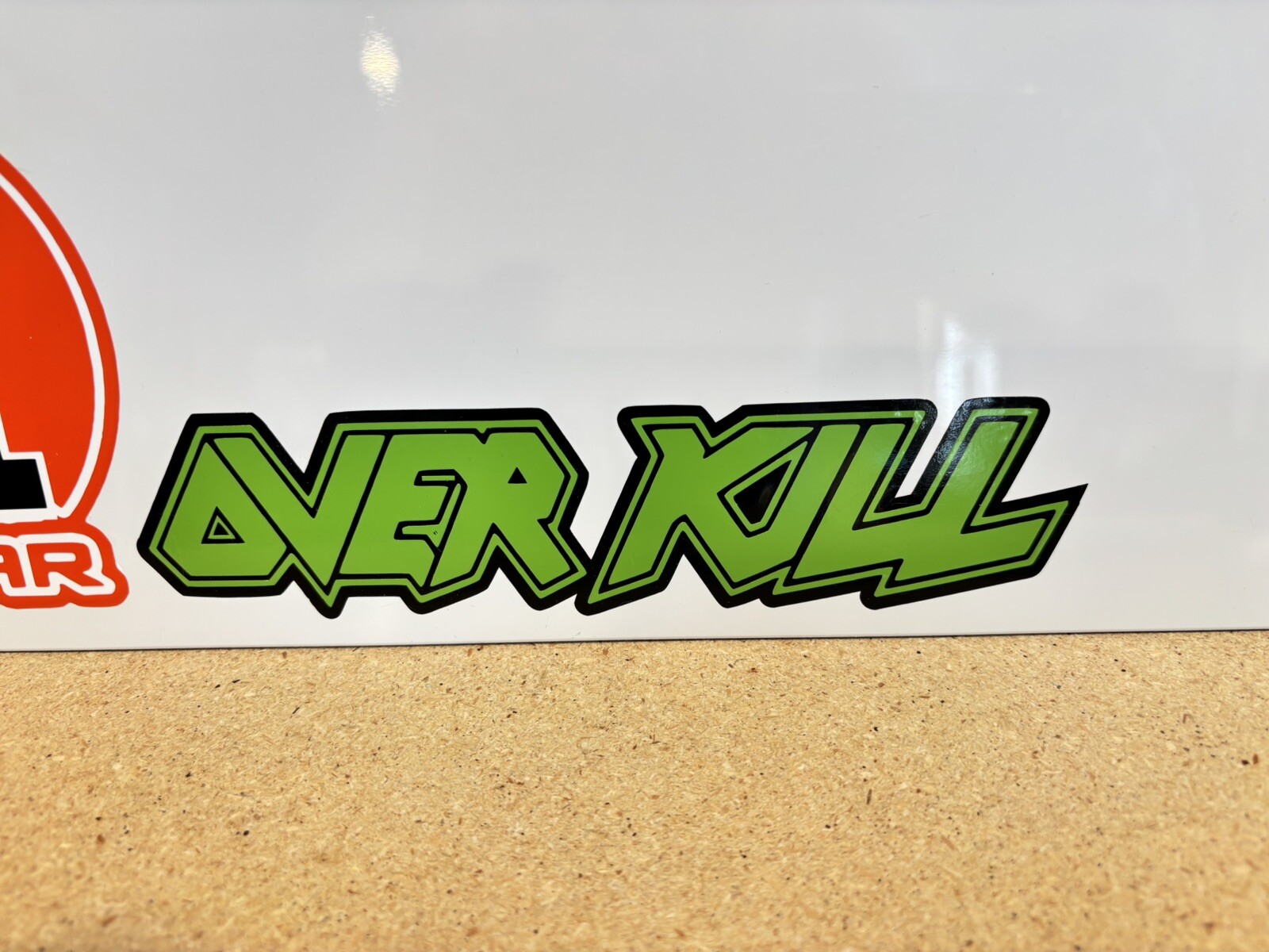 OVERKILL Logo ALL-Vinyl Decal – Many Sizes – Thrash Metal Sticker (NOT Printed!)