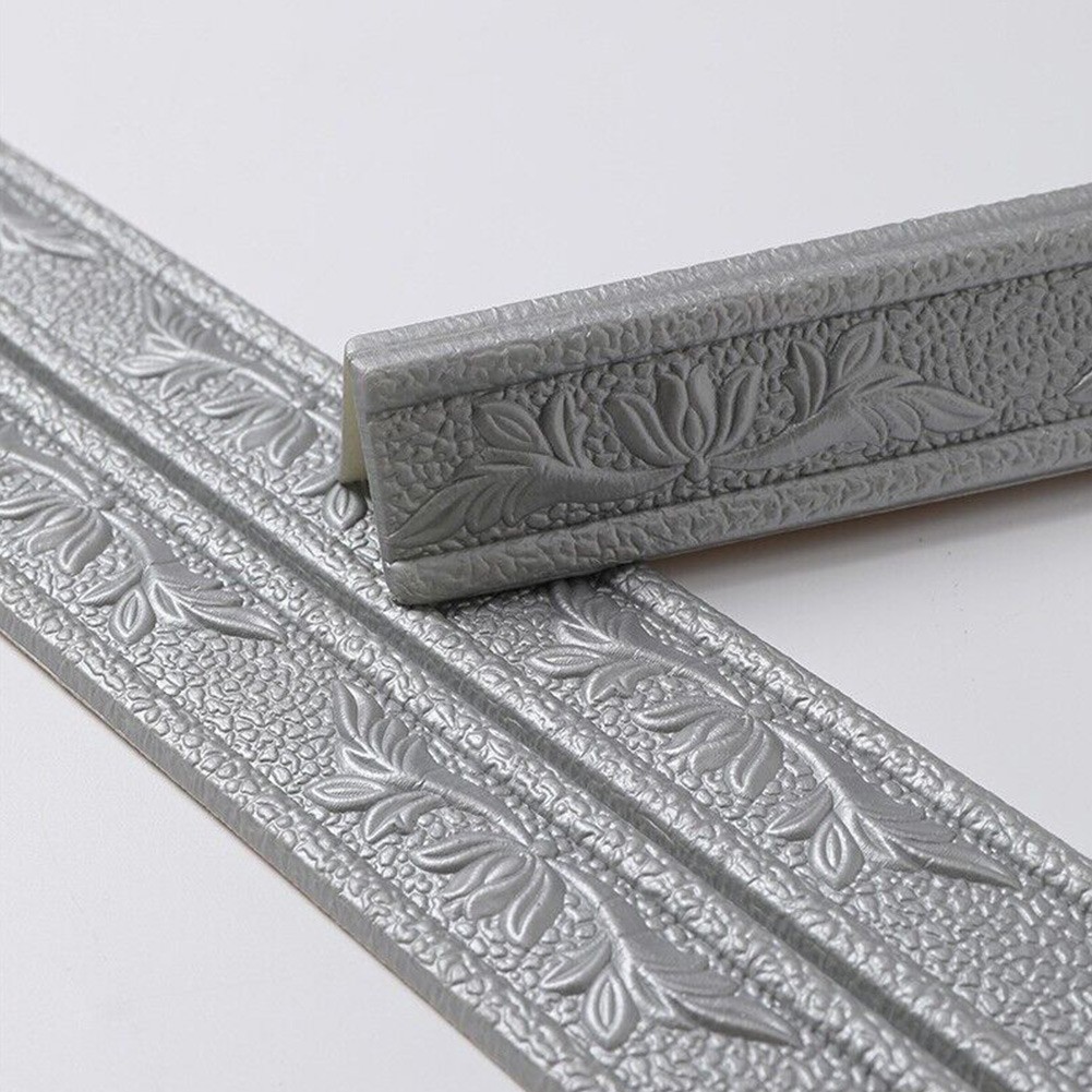 XPE Foam Skirting Sticker Border for DIY Home Decoration Easy to Clean