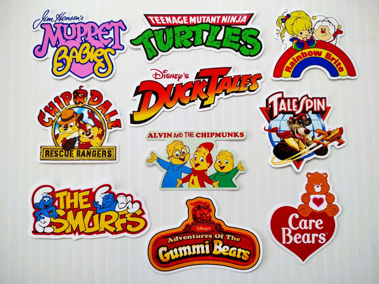Classic Cartoons Vinyl Sticker Pack (Qty 10) SET 2 retro animation 80s kids toys