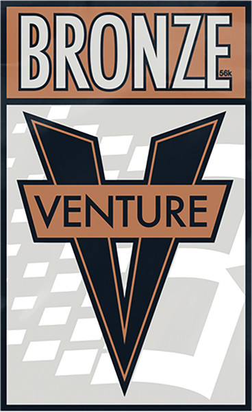 VENTURE X BRONZE AWAKE DECAL STICKER MEDIUM