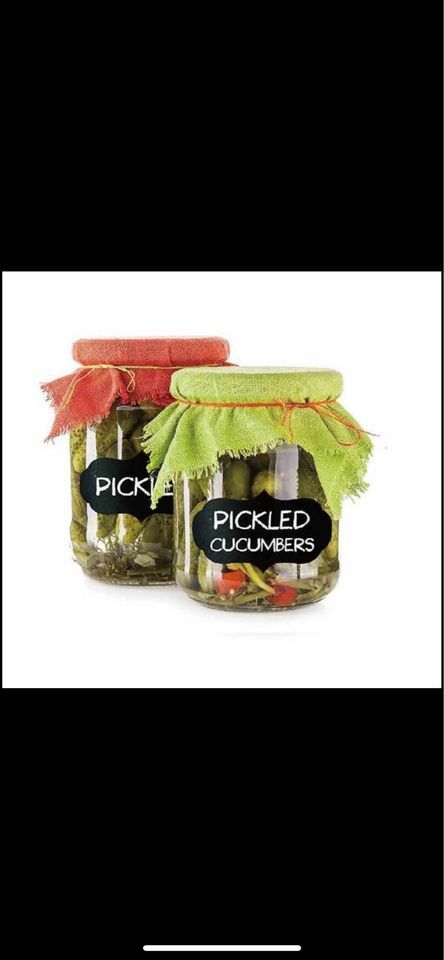 Chalkboard Labels 200 Premium Reusable Stickers, Pantry and Storage Jars. 2pens