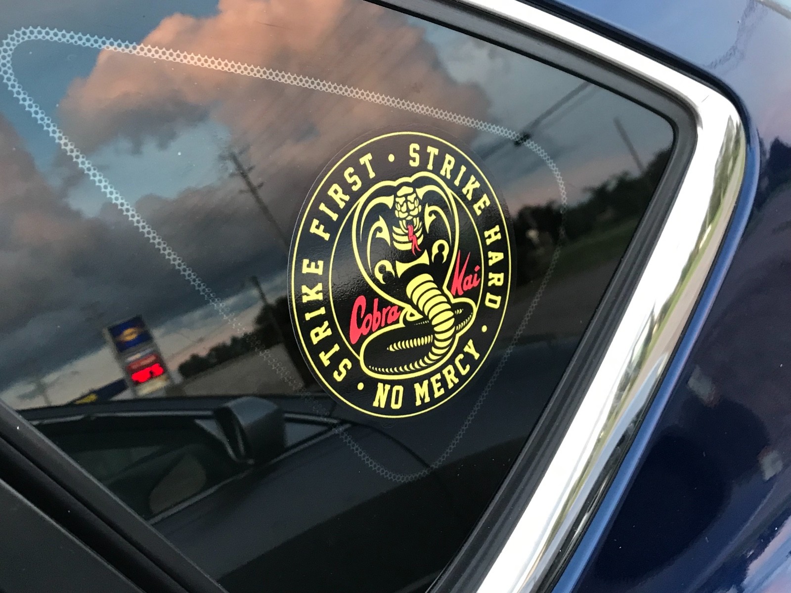 Cobra Kai Bumper Sticker Decal, Karate Kid Cobra Kia Window Sticker