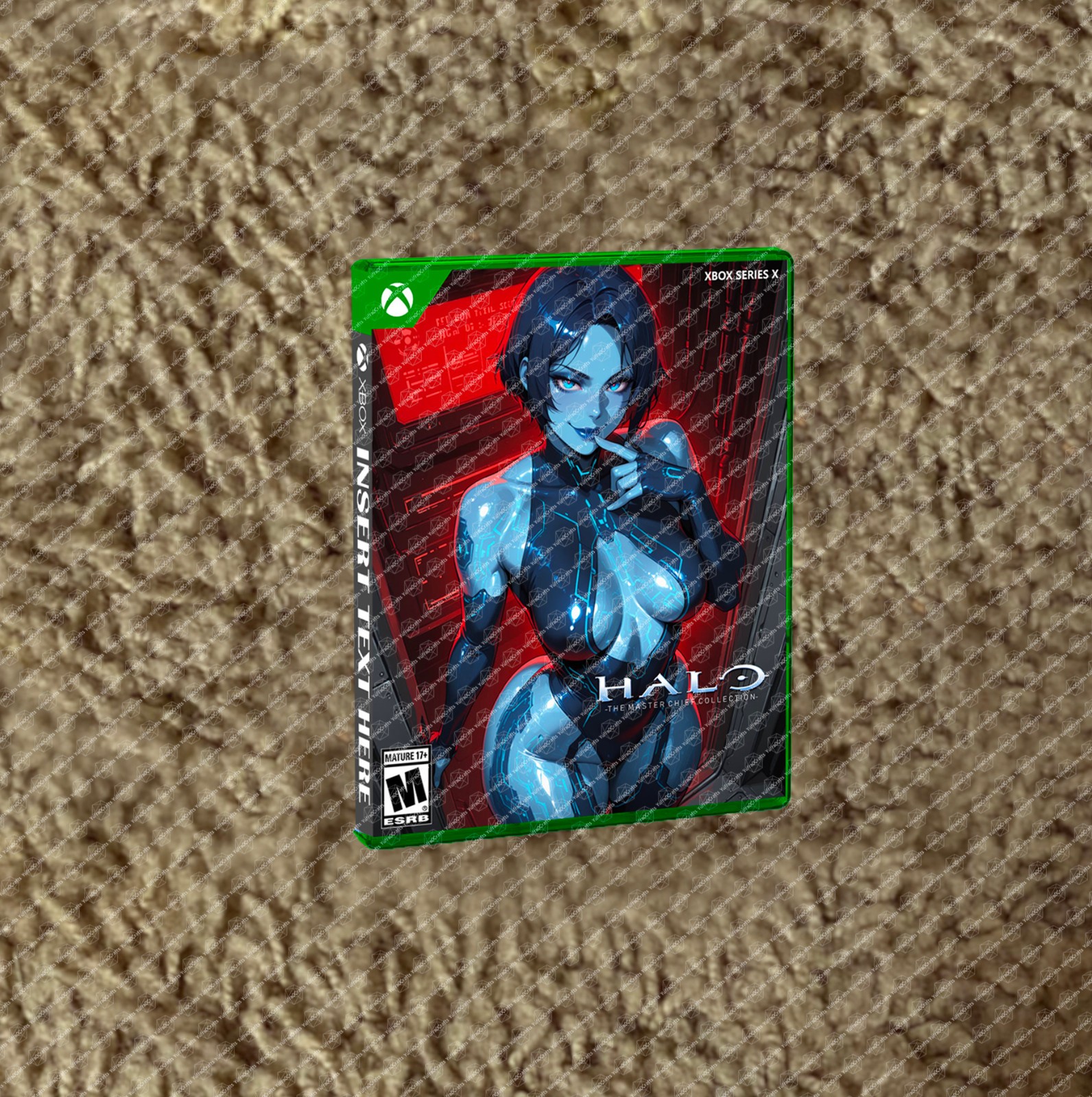 Halo The Masterchief Collection XBOX SX CUSTOM COVER ART ONLY NO GAME NO CASE