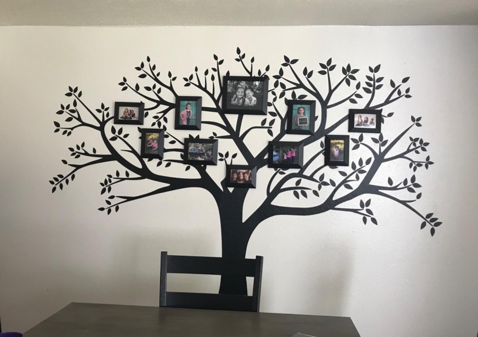 Grant Family Photo Frame Tree Wall Decals Family Tree Decal Living Room Home …