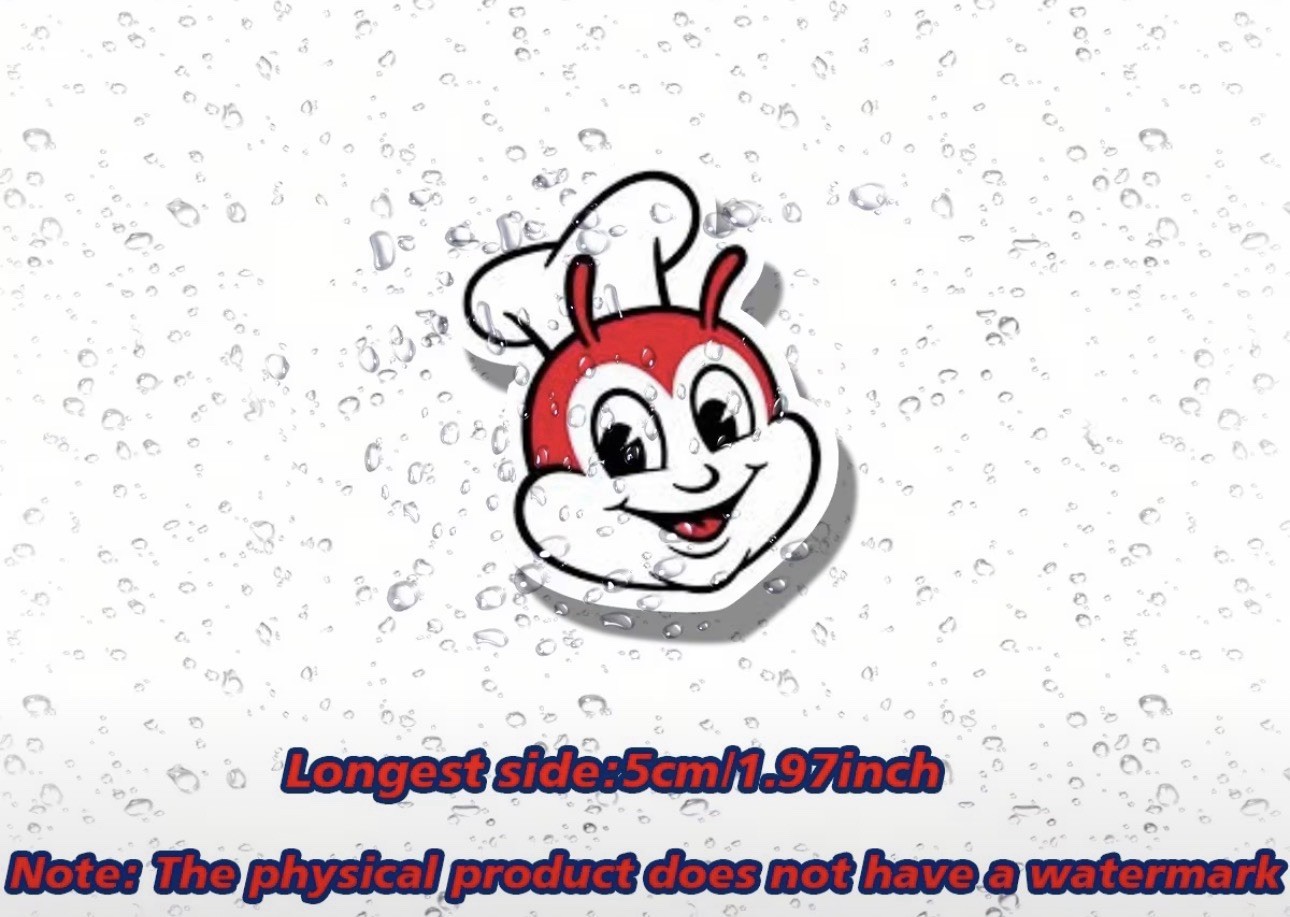 JOLLIBEE PHILIPPINES FAST FOOD 2” VINYL DECAL DIECUT STICKER 1PC