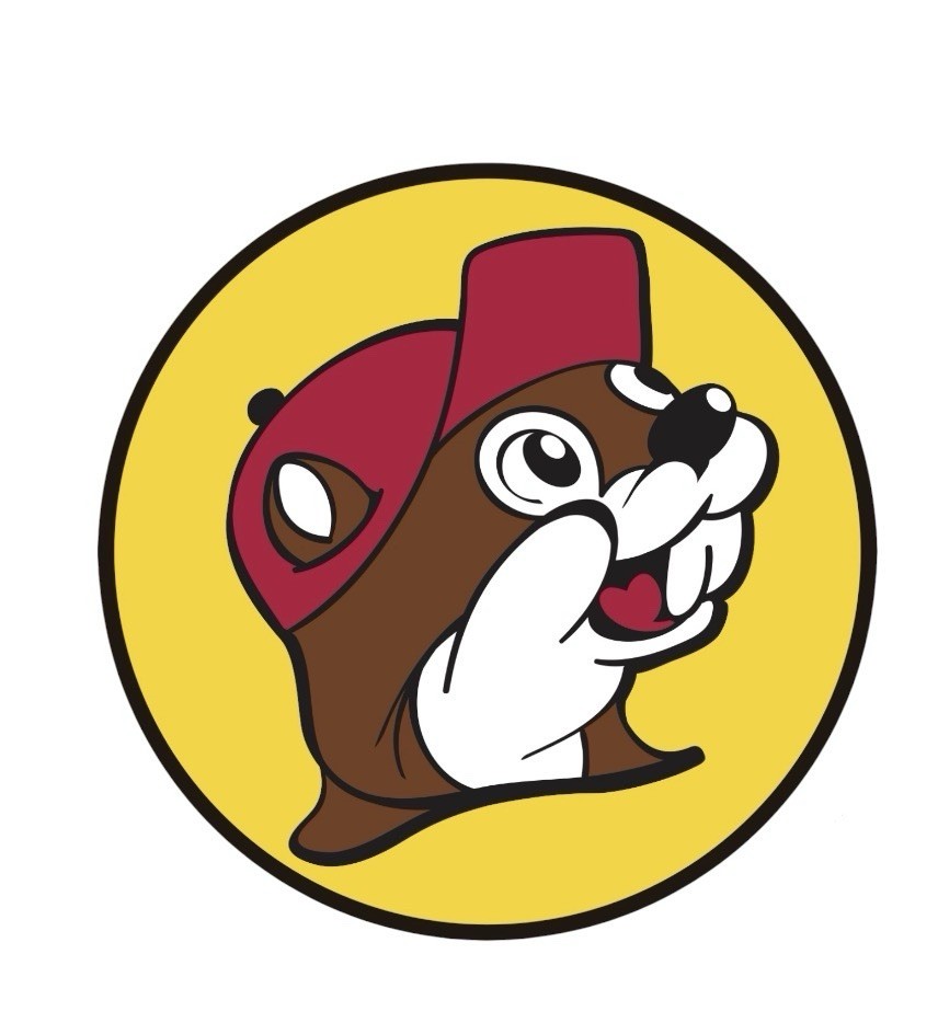 FIVE PACK Buc-ees Beaver 3” Inch DIECUT Vinyl Decal Sticker LOT (x5) PCS