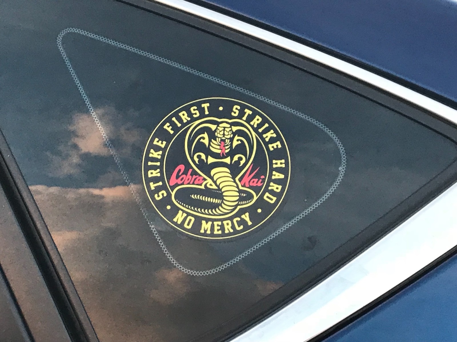 Cobra Kai Bumper Sticker Decal, Karate Kid Cobra Kia Window Sticker