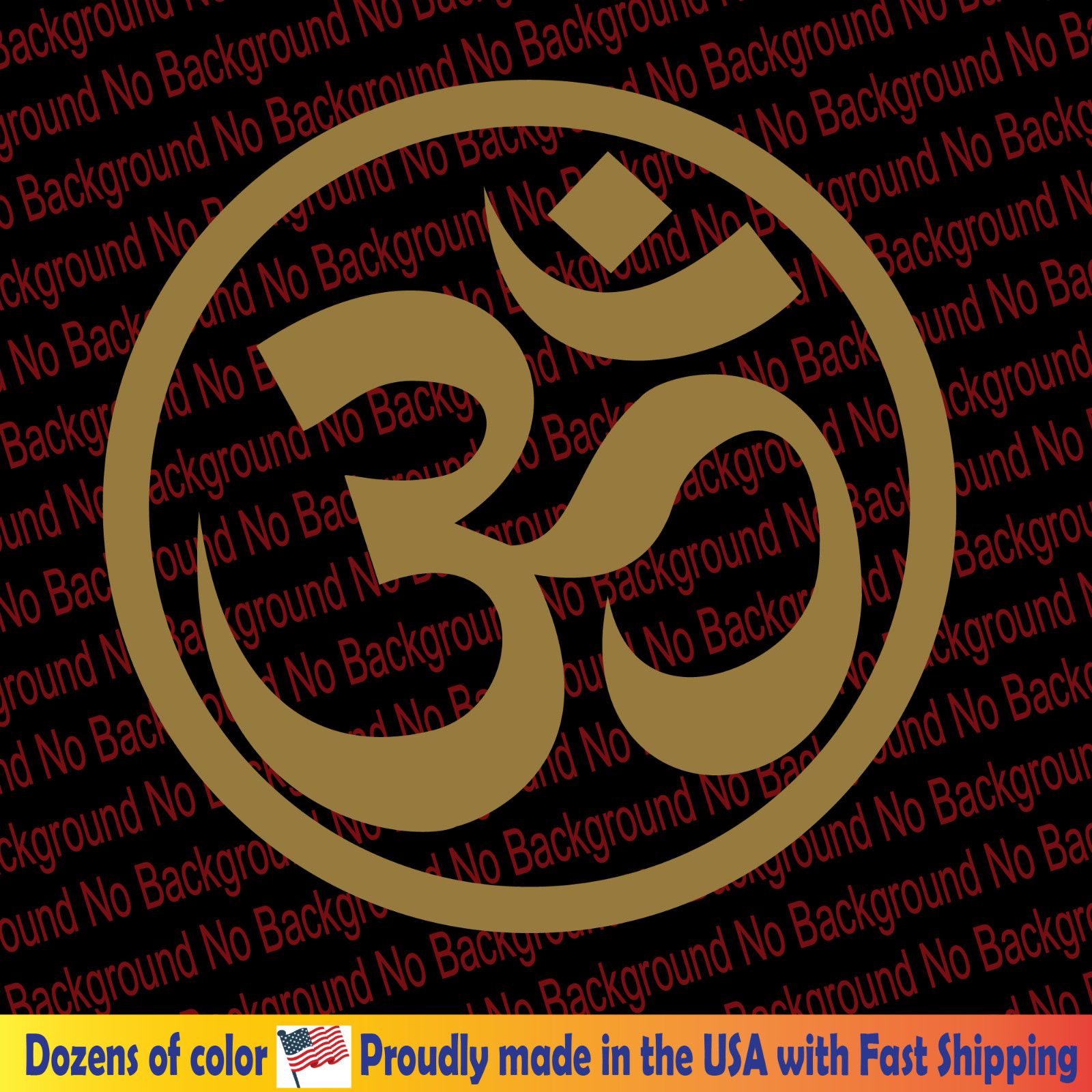 Om Symbol Decal Die Cut Sticker Hinduism Buddhism Buddha Essence Universe FY175