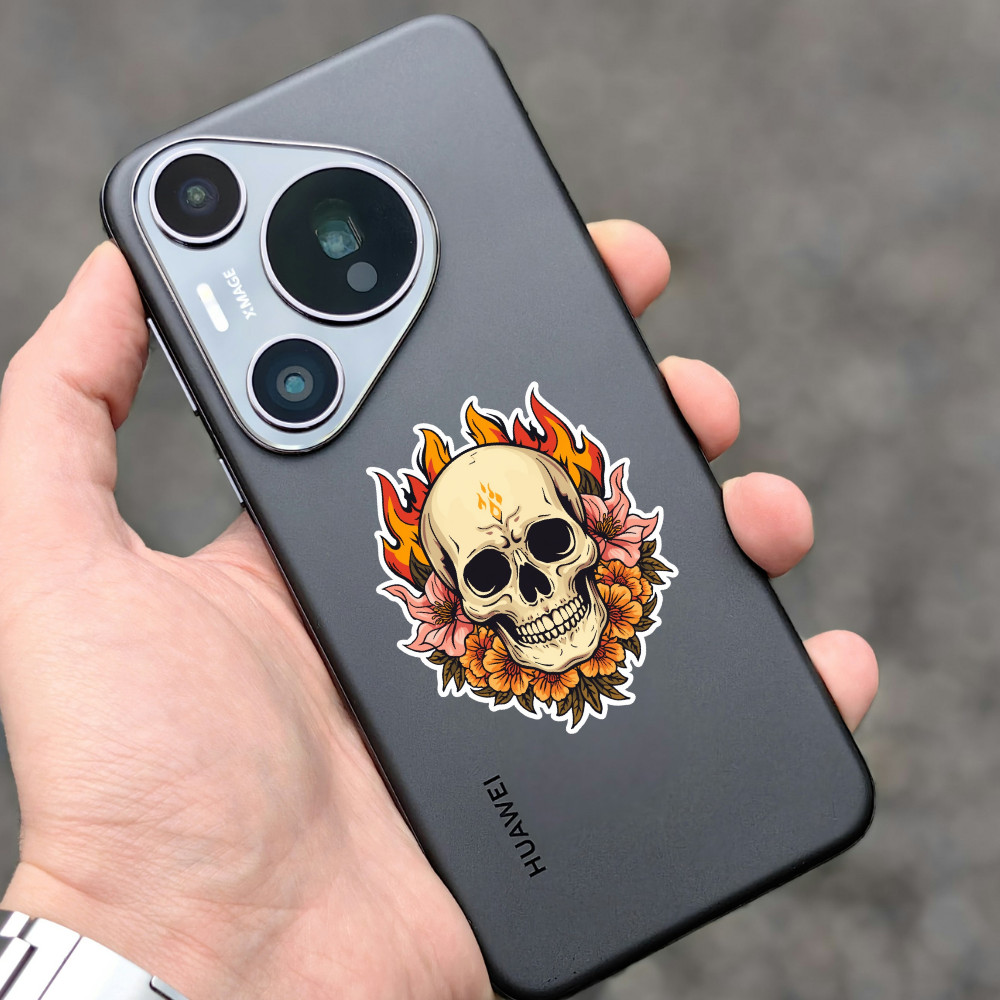 Skull Sticker Waterproof Vinyl Decal Glossy Matte Laminated NEW