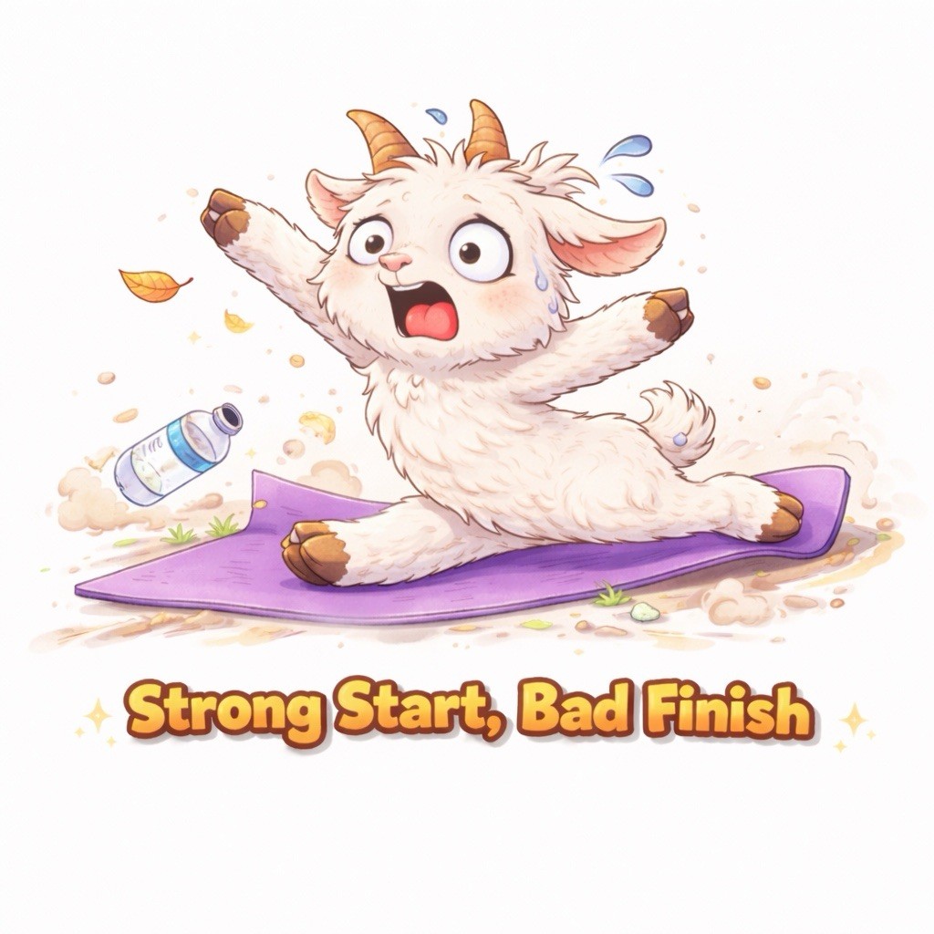 Funny Goat Yoga Sticker Set 12 Pack Cute Meme Relatable Humor with Bonus