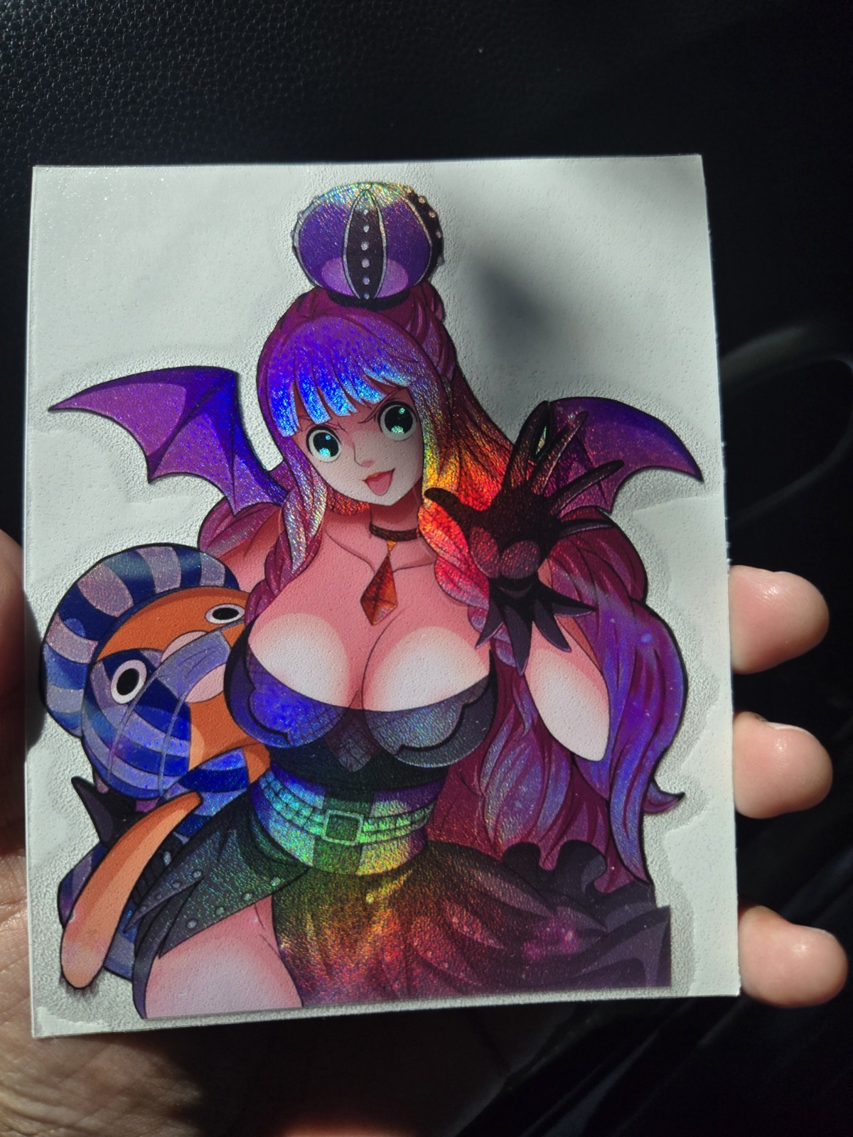 5" Spotholographic Weatherproof Waifu Vinyl Sticker Perona Op