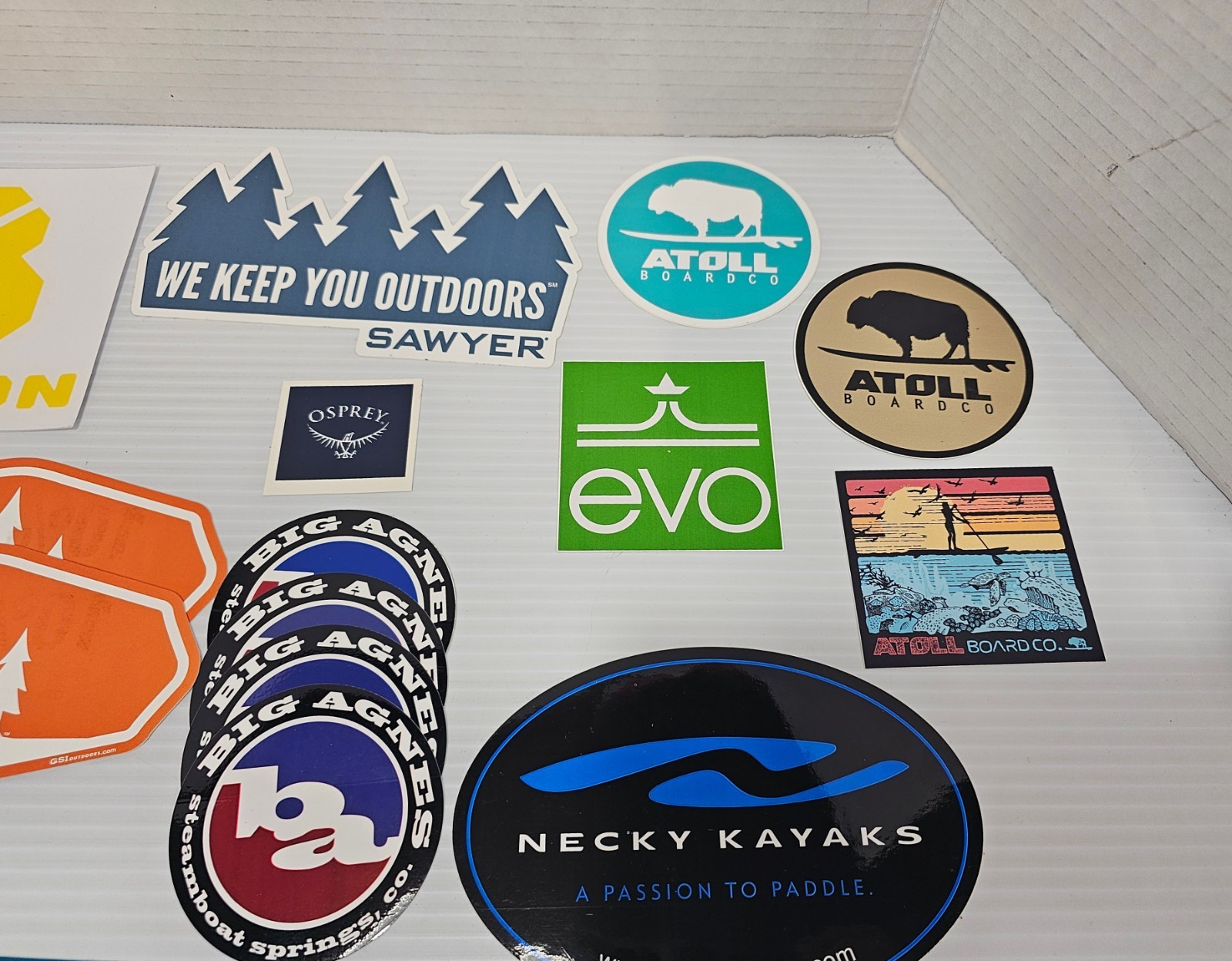 Outdoor Hiking & Camping Sticker & Decal Lot Primus Sawyer Zenbivy Lot Of 28