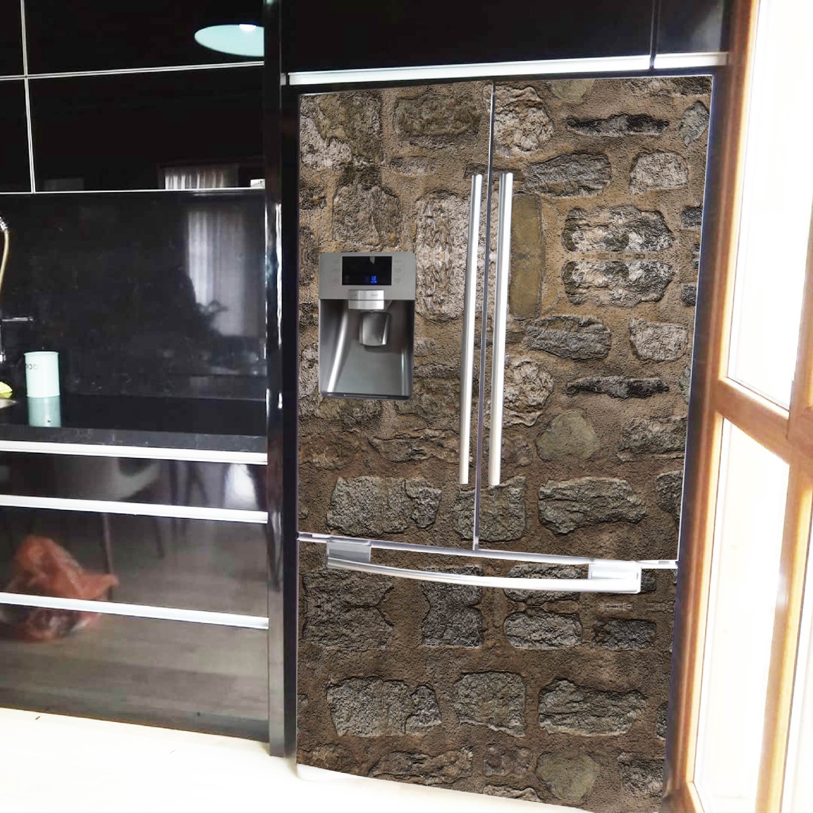 Professional Fridge Vinyl Wrap Bubble-Free Installation