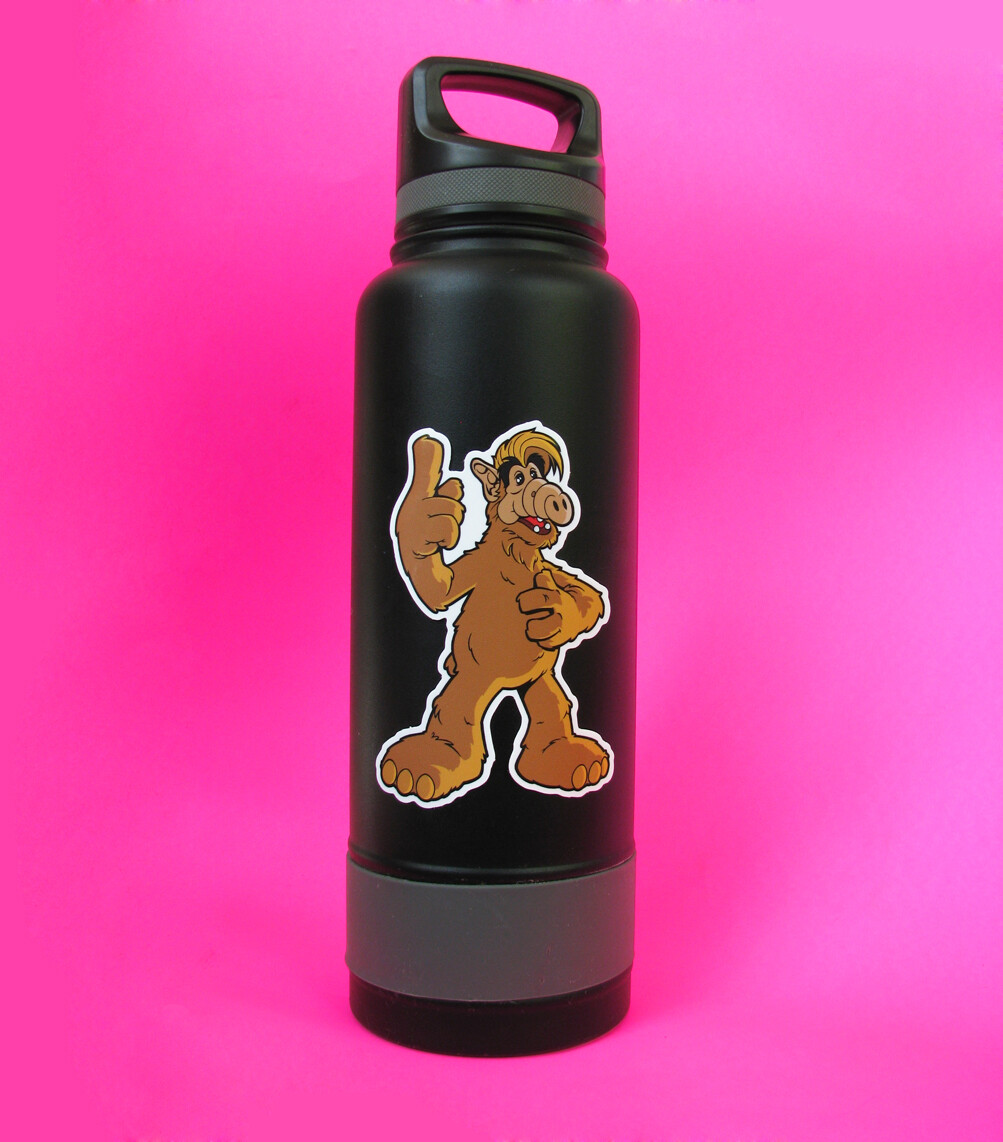 ALF Vinyl Sticker Set – 80s TV Decals for Skateboard Laptop Car Water Bottle