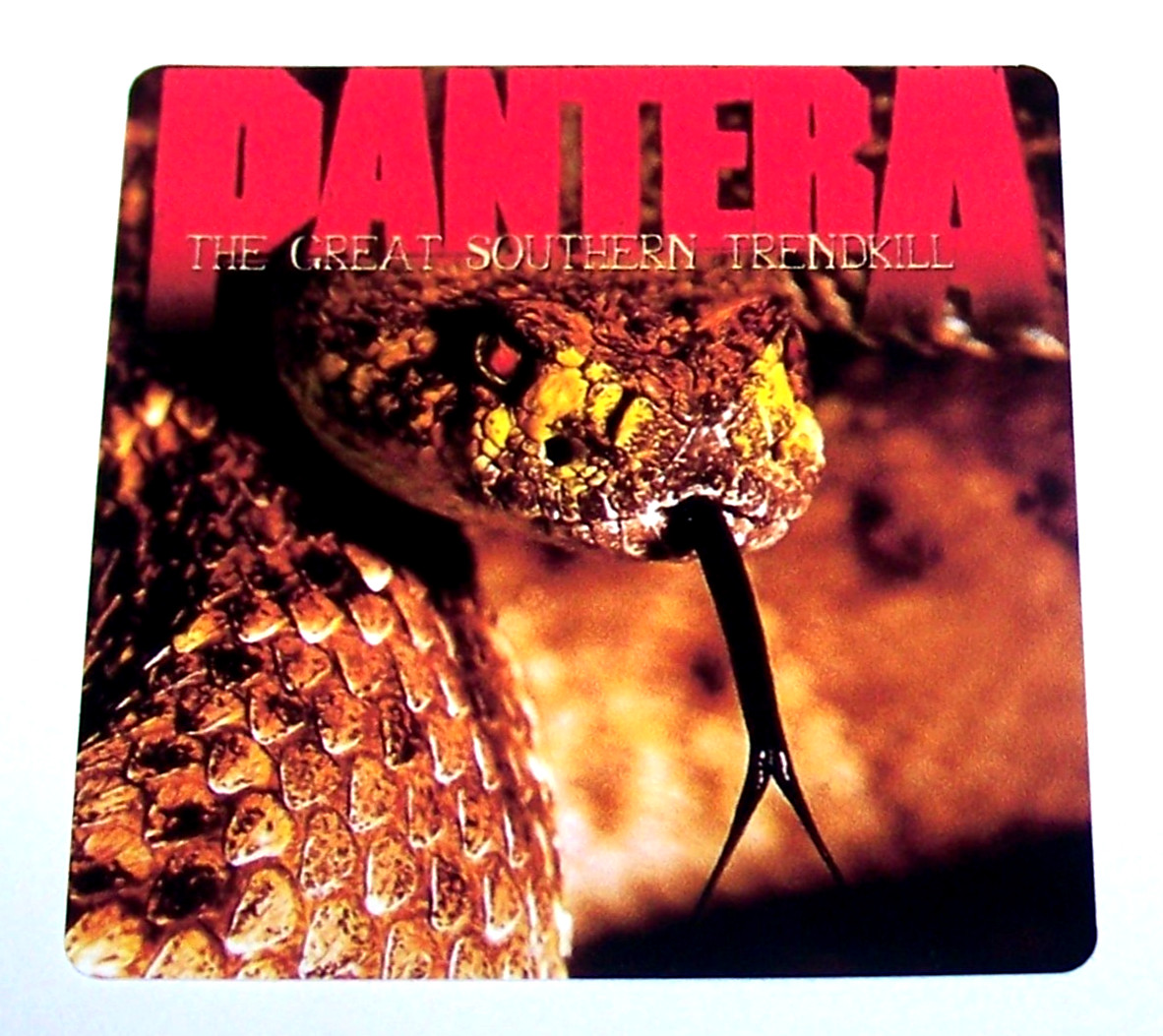 PANTERA Great Southern Trendkill Logo Die Cut LG Sticker Decal Heavy Metal Bands